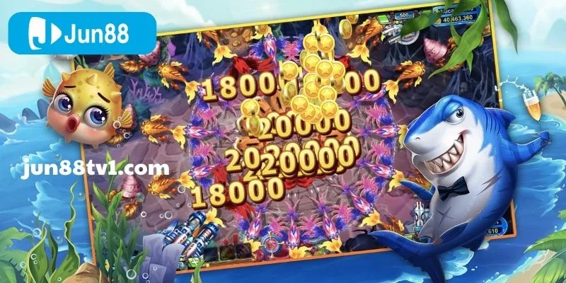 Bắn cá slots – Khám phá trải nghiệm giải trí đỉnh cao tại Jun88 Giao diện đồ họa rực rỡ trong bắn cá slots
